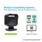 Equip Asztali Vonalkód olvasó - 351028 (2D, omnidirekcionális, vezetékes, fekete)