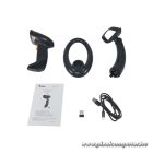 Equip Asztali Vonalkód olvasó - 351029 (2D, állványal, vezeték nélküli: 2,4 Ghz+Bluetooth, fekete)