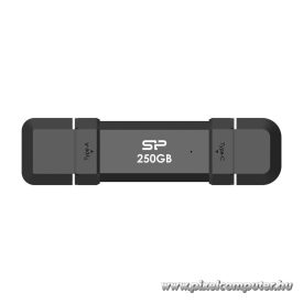   Silicon Power Pendrive SSD DS72 250GBExternal SSD in stick format, Dual interface (A+C), 1050/850MB/s, Aluminium + Plast