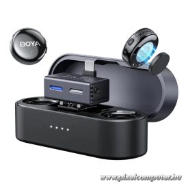   BOYA BOYALINK V3-02 2.4GHz Univerzális vezetéknélküli szett (1+2)  USB-C + 3.5mm TRS