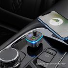 Car transmitter bluetooth Hoco 2 x USB A + USB C QC3.0 PD 20W E62 black