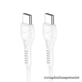 Cable USB C to USB C Hoco PD 60W 1 m X37 white
