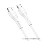 Cable USB C to USB C Hoco PD 60W 1 m X37 white
