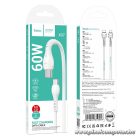 Cable USB C to USB C Hoco PD 60W 1 m X37 white
