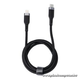   WiWU - Platinum Series USB-C – Lightning kábel 1,2 m – 30W gyorstöltés, fonott kivitel