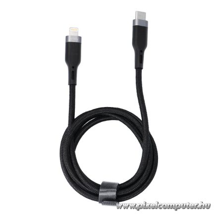 WiWU - Platinum Series USB-C – Lightning kábel 1,2 m – 30W gyorstöltés, fonott kivitel
