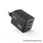 Phone charger Blue Star GaN 2 x USB C + USB A QC4.0 PD 4A 65W VT-43 black