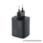 Phone charger Blue Star GaN 2 x USB C + USB A QC4.0 PD 4A 65W VT-43 black