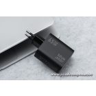 Phone charger Blue Star GaN 2 x USB C + USB A QC4.0 PD 4A 65W VT-43 black