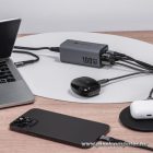 Desktop charger Forcell F-Energy GaN III 2 x USB C + 2 x USB A QC4.0 PD 5A 100W VT-49 gray