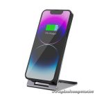 Wireless charger Forcell F-Energy Flip Charge USB C Qi2 15W compatible with MagSafe silver 0INT