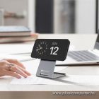 Wireless charger Forcell F-Energy Flip Charge USB C Qi2 15W compatible with MagSafe silver 0INT