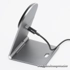 Wireless charger Forcell F-Energy Flip Charge USB C Qi2 15W compatible with MagSafe silver 0INT