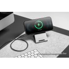 Wireless charger Forcell F-Energy Flip Charge USB C Qi2 15W compatible with MagSafe silver 0INT