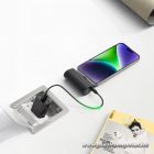 Blue Star W0556P Power Bank – 5000 mAh, Beépített Lightning, 2.1A, Kompakt Kialakítás