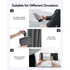 Powerbank Veger PlugOn (W0558) PD QC3.0 3A 20W 5000 mAh with a built-in connector Type C czarny