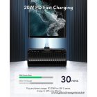 Powerbank Veger PlugOn (W0558) PD QC3.0 3A 20W 5000 mAh with a built-in connector Type C czarny