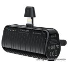 Powerbank Veger PlugOn (W0558P) PD QC3.0 2,4A 20W 5000 mAh with a built-in connector Lightning black