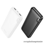 HOCO J128 – 10000mAh nagy kapacitású, ultravékony power bank két USB-A kimenettel