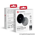 Wireless charger Forcell F-Energy Smart Charge USB C Qi2 15W compatible with MagSafe, with detachable cable 1,5 m silver