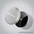 Wireless charger Forcell F-Energy Smart Charge USB C Qi2 15W compatible with MagSafe, with detachable cable 1,5 m silver