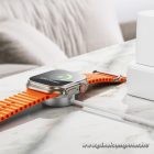Wireless charger Hoco 2,5W USB C compatible with Apple Watch and Samsung Watch CW59 white