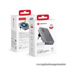 Phone Charger Forcell F-Energy Ultra Slim GaN III 2 x USB C + USB A QC4.0 PD 4A 65W VT-47 gray 0INT