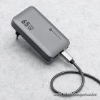 Phone Charger Forcell F-Energy Ultra Slim GaN III 2 x USB C + USB A QC4.0 PD 4A 65W VT-47 gray 0INT