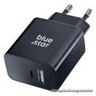 TFB-TC-25W PD hálózati töltő – 25W, USB-C + USB-A, PD / QC 4.0 / AFC