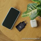 TFB-TC-25W PD hálózati töltő – 25W, USB-C + USB-A, PD / QC 4.0 / AFC