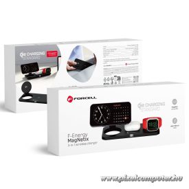   Wireless charge Forcell F-Energy 3in1 MagNetix USB C Qi2 20,5W compatible with MagSafe black 0INT