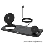 Wireless charge Forcell F-Energy 3in1 MagNetix USB C Qi2 20,5W compatible with MagSafe black 0INT
