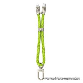   HOCO GH5 USB-C – Lightning kábel és nyakpánt – PD 20W, 22 cm