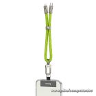 HOCO GH5 USB-C – Lightning kábel és nyakpánt – PD 20W, 22 cm