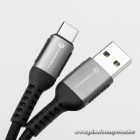 Cable USB A to USB C Forcell F-Energy QC4.0 3A 66W Cafule 2 m C256 black