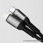 Cable USB C to USB C Forcell F-Energy QC4.0 PD 5A 100W Cafule 3 m C260 black