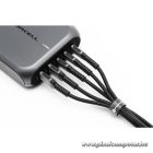 Cable USB C to USB C Forcell F-Energy QC4.0 PD 5A 240W Cafule 2 m C263 black