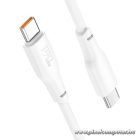 Cable USB C to USB C Hoco 3A 100W 1 m X93 white