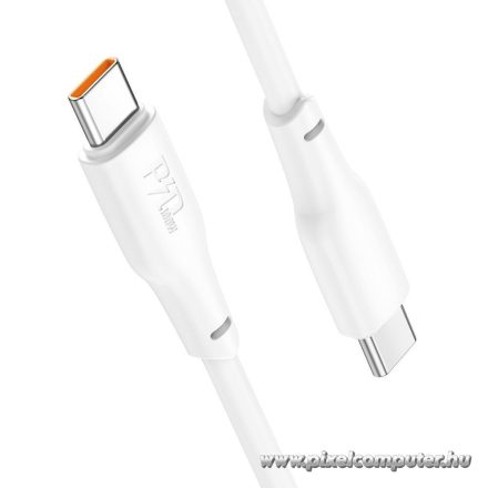 Cable USB C to USB C Hoco 3A 100W 1 m X93 white