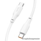 Cable USB C to USB C Hoco 3A 100W 1 m X93 white