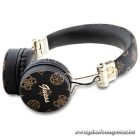 GUESS wireless headphones bluetooth ENC GUBH70EPOSMK (PU Peony Script Round Shape) black