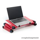 Összecsukható laptop asztal – állítható magasság, beépített hűtés, oldalsó egértartó