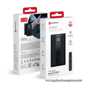   Powerbank Forcell F-Energy Energo P10K2 QC3.0 PD 3A 22,5W 10000 mAh black