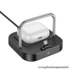 HOCO CQ16B 2 az 1-ben Vezeték Nélküli Töltő – 30W, Telefon + TWS Fülhallgató, USB-C
