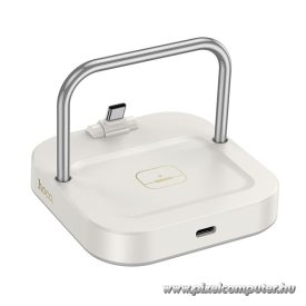   HOCO CQ16B 2 az 1-ben Vezeték Nélküli Töltő – 30W, Telefon + TWS Fülhallgató, USB-C