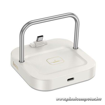 HOCO CQ16B 2 az 1-ben Vezeték Nélküli Töltő – 30W, Telefon + TWS Fülhallgató, USB-C