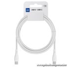 Blue Star USB-C – USB-C Kábel – 60W, 3A, 1 m, Fehér (PJ73-13-3 ECO)