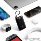 Powerbank Veger K2 (W2068) PD QC3.0 35W 20000 mAh with built-in Type C cables / Lightning black