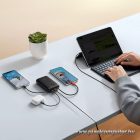 Powerbank Veger K2 (W2068) PD QC3.0 35W 20000 mAh with built-in Type C cables / Lightning black