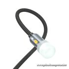 Hoco UA38C – USB-A / USB-C kábel beépített LED világítással